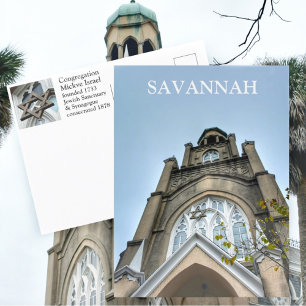 Jewish Congregation Mickve Israel Savannah Georgia Postcard