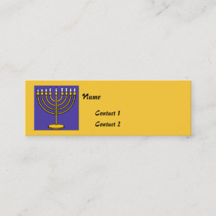Jewish Contact Cards