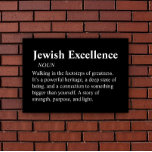 Jewish Excellence Modern Minimal Wall Art Canvas<br><div class="desc">Jewish Excellence Canvas – Bold Jewish Wall Art Celebrating Heritage, Identity & Greatness Elevate your space with this stunning Jewish Excellence canvas—more than just wall art, it’s a declaration of identity, pride, and purpose. Designed to honour the rich legacy of Jewish history and the unstoppable spirit of the Jewish people,...</div>