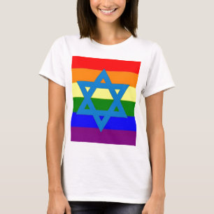 Jewish Gay Pride Flag T-Shirt