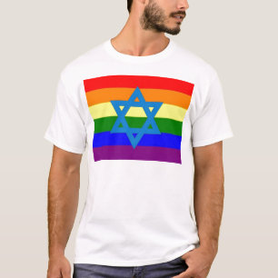 Jewish Gay Pride Flag T-Shirt