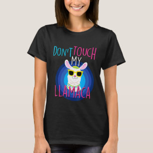 Jewish Girls Women Llama Kippah Yarmulke Yamica T-Shirt