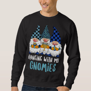 Jewish Gnome Happy Chanukah Hanukkah Hanging With Sweatshirt