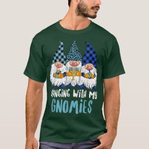 Jewish Gnome Happy Chanukah Hanukkah Hanging With  T-Shirt