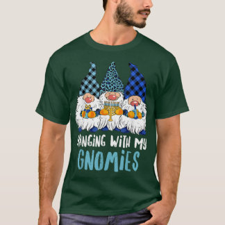 Jewish Gnome Happy Chanukah Hanukkah Hanging With T-Shirt