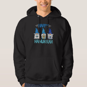 Jewish Hanukkah Gnome Menorah 2022 Happy Hanukkah Hoodie