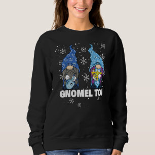 Jewish Hanukkah Mazel Tov Menorah Dreidel Gnome Gn Sweatshirt