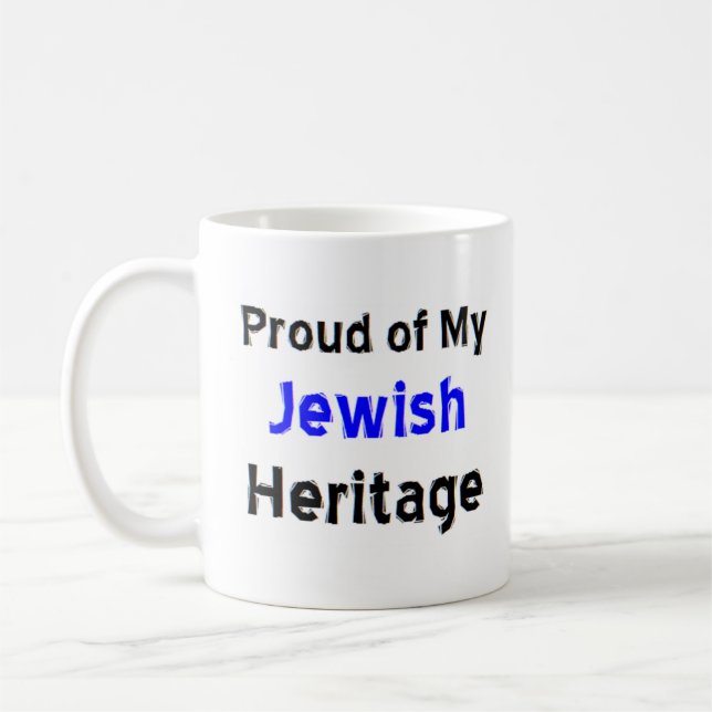 jewish heritage coffee mug (Left)