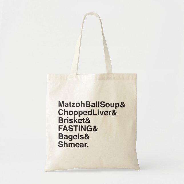 Jewish High Holidays in a Nutshell Tote Bag (Front)
