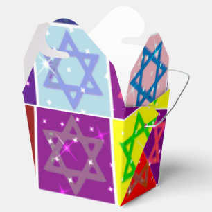 Jewish Holiday Food Takeout Boxes - Judaica Art