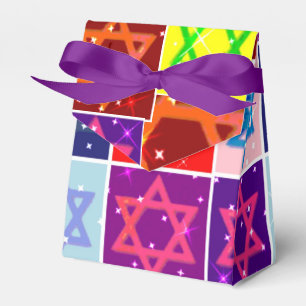 Jewish Holiday Party Favour Boxes - Judaica Art