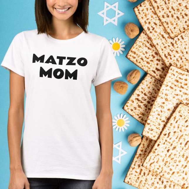 Jewish Holiday Passover Seder Matzo Mum T-Shirt (Creator Uploaded)