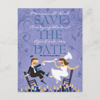 Jewish Hora Chair Dance Wedding Save the Date