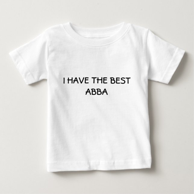 JEWISH KIDS T SHIRT I HAVE THE BEST ABBA (Front)