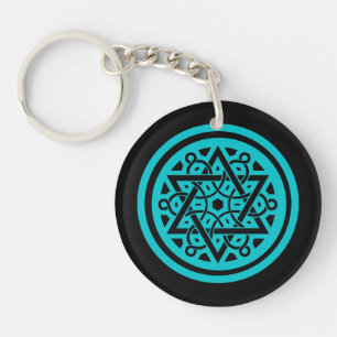 Jewish luck And Prosperity Gift Key Ring