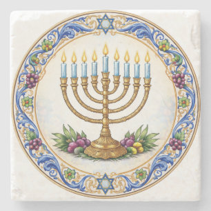 Jewish marble coaster