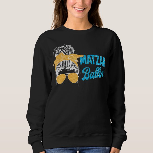 Jewish Matzah Ballin Sweatshirt (Front)