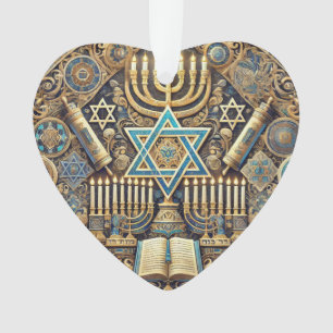Jewish memorial ornament