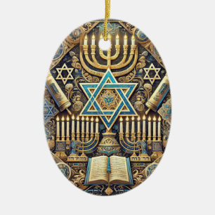 Jewish memorial ornaments