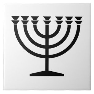Jewish Menorah (Symbol of Judaism) Tile