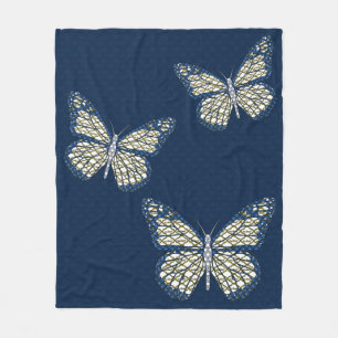 Jewish Monarch Fleece Blanket