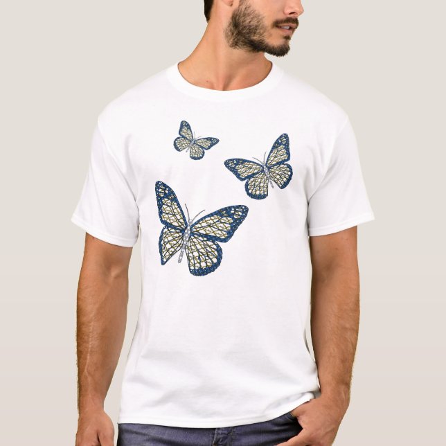 Jewish Monarch Men's Light Shirt (Front)