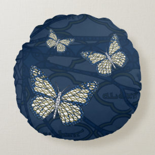 Jewish Monarch Round Pillow