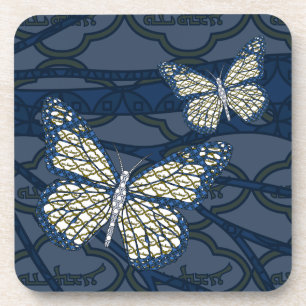 Jewish Monarch Square Coaster
