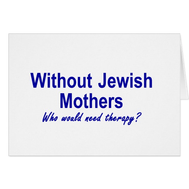 Jewish Mothers (Front Horizontal)