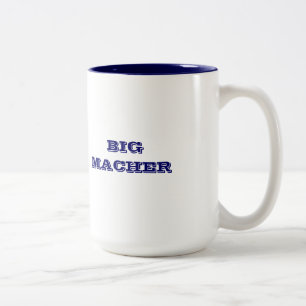 JEWISH MUG BIG MACHER BIG SHOT VIP