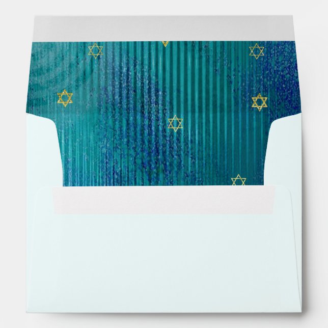 Jewish New Year | Rosh Hashanah Custom  Envelope (Back (Bottom))
