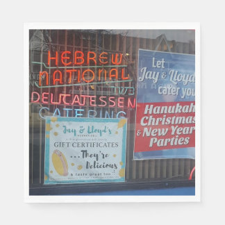 Jewish Party Decoration-Napkins-Jewish Deli Napkin