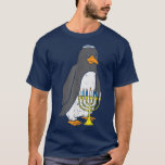 Jewish Penguin Menorah Animal Hanukkah Pyjamas Cha T-Shirt<br><div class="desc">Jewish Penguin Menorah Animal Hanukkah Pyjamas Chanukah PJs .</div>