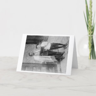 Jewish People with Tanakh on Yom Kippur Card