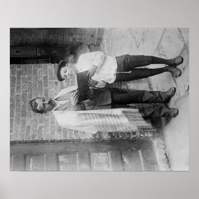 Jewish People with Tanakh on Yom Kippur Poster (Front)