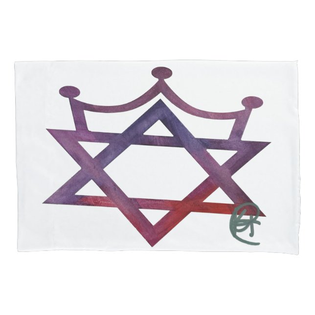 Jewish Princess Art   Pillowcase (Front)