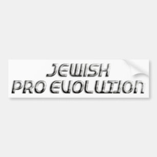 Jewish Pro Evolution Bumper Sticker