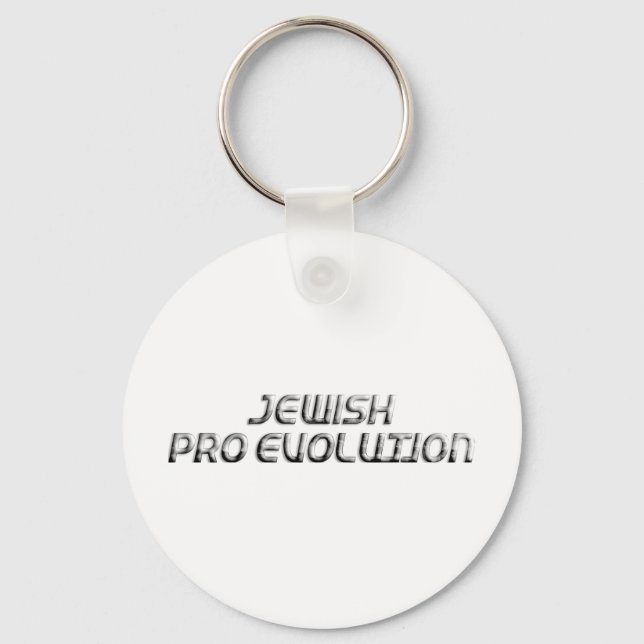 Jewish Pro Evolution Key Ring (Front)