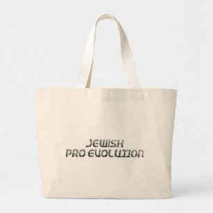 Jewish Pro Evolution Large Tote Bag