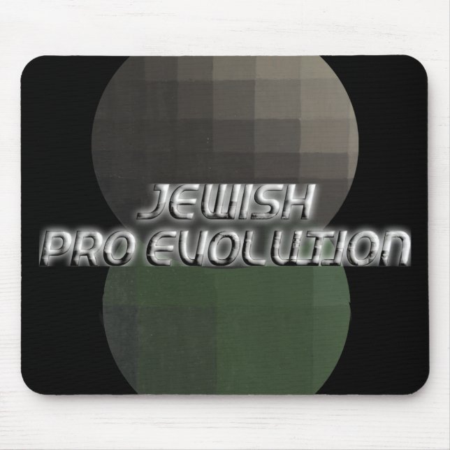 Jewish Pro Evolution Mouse Pad (Front)