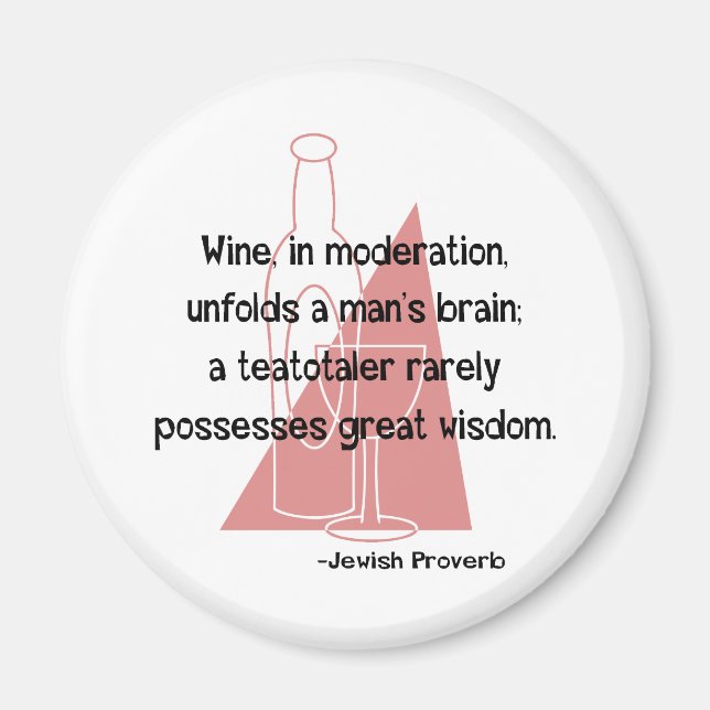 Jewish Proverb Magnet (Front)