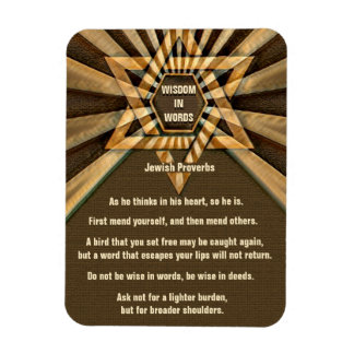 Jewish Proverbs and Quotes Magnet