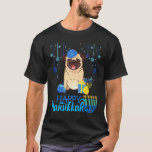 Jewish Pug Dog Menorah Hat Chanukah Hanukkah Jewis T-Shirt<br><div class="desc">Jewish Pug Dog Menorah Hat Chanukah Hanukkah Jewish Xmas.</div>