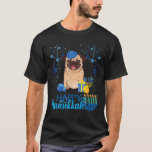 Jewish Pug Dog Menorah Hat Chanukah Hanukkah Jewis T-Shirt<br><div class="desc">Jewish Pug Dog Menorah Hat Chanukah Hanukkah Jewish Xmas</div>
