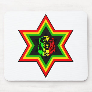 Jewish Rasta Mouse Pad