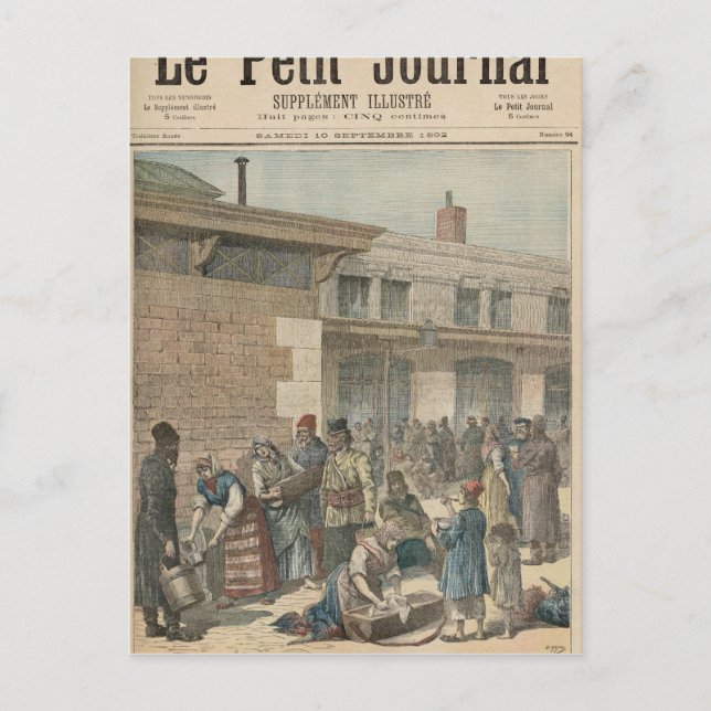 Jewish Refugee Camp Postcard (Front)