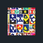 Jewish Religious Symbols Wall Art<br><div class="desc">Elevate your space with "Sacred Impressions, " a collection of Jewish Religious Symbols Wall Art. Each piece is a visual tapestry of spiritual richness, featuring iconic symbols such as the Star of David, menorah, hamsa, and Hebrew letters. Crafted with precision and reverence, this wall art invites you to create a...</div>