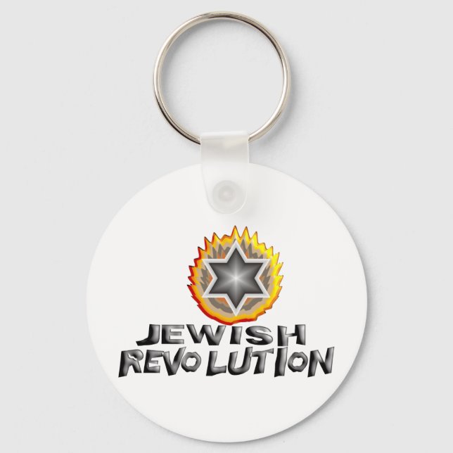 Jewish Revolution Key Ring (Front)