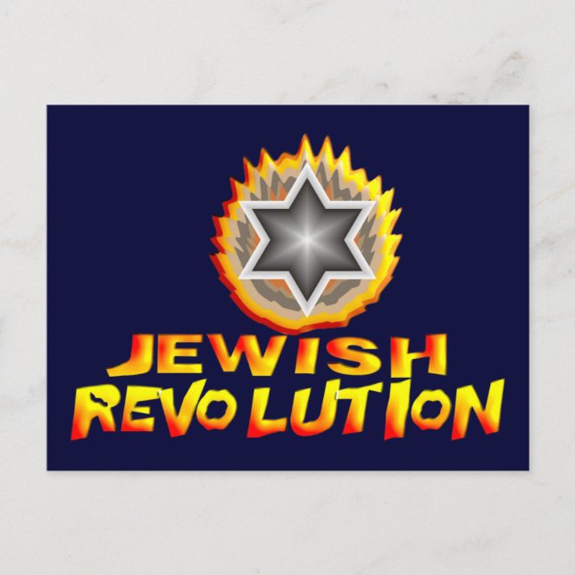 Jewish Revolution Postcard (Front)