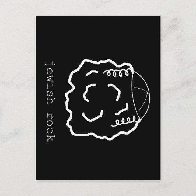 Jewish Rock Postcard (Front)